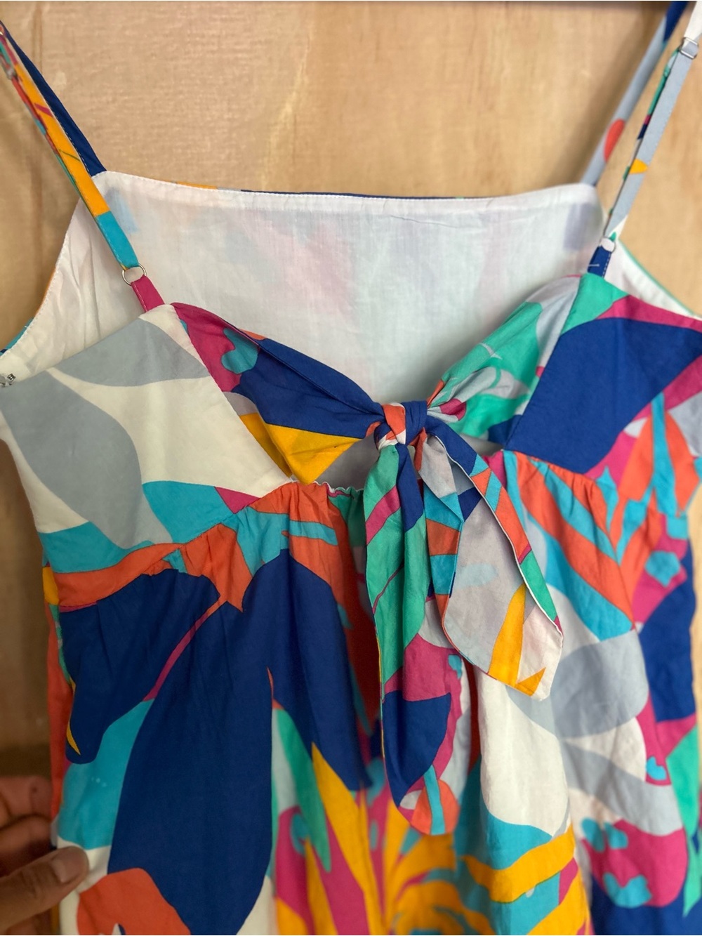 J. Crew Multicolor Floral-Print Sundress in Blue, Pink & Teal - Picture 5 of 8